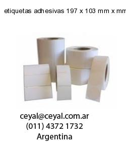 etiquetas adhesivas 197 x 103 mm x mm