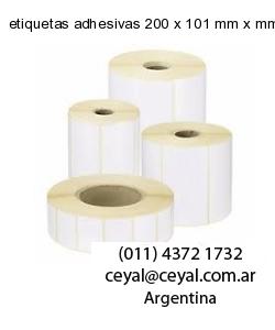 etiquetas adhesivas 200 x 101 mm x mm