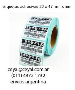 etiquetas adhesivas 23 x 47 mm x mm