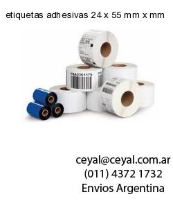 etiquetas adhesivas 24 x 55 mm x mm