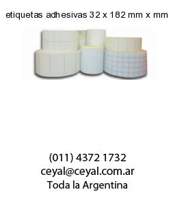 etiquetas adhesivas 32 x 182 mm x mm