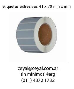 etiquetas adhesivas 41 x 76 mm x mm