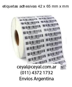 etiquetas adhesivas 42 x 65 mm x mm