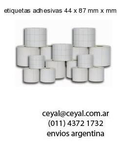etiquetas adhesivas 44 x 87 mm x mm