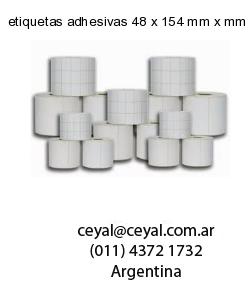etiquetas adhesivas 48 x 154 mm x mm