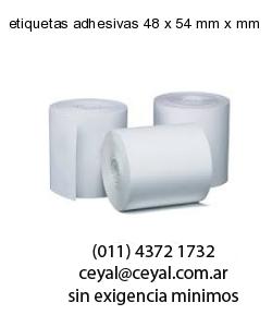 etiquetas adhesivas 48 x 54 mm x mm