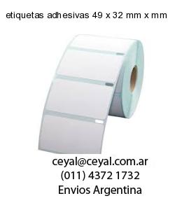 etiquetas adhesivas 49 x 32 mm x mm