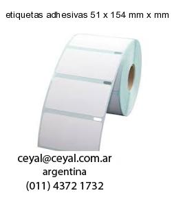 etiquetas adhesivas 51 x 154 mm x mm