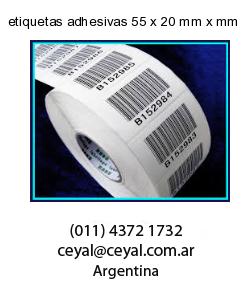 etiquetas adhesivas 55 x 20 mm x mm