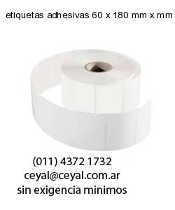 etiquetas adhesivas 60 x 180 mm x mm