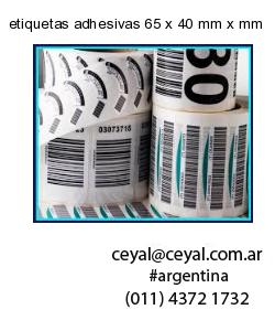 etiquetas adhesivas 65 x 40 mm x mm