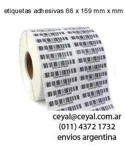 etiquetas adhesivas 66 x 159 mm x mm