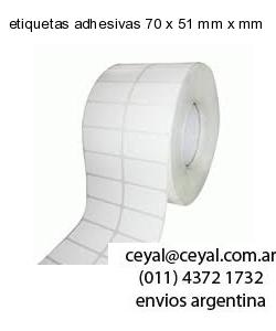 etiquetas adhesivas 70 x 51 mm x mm
