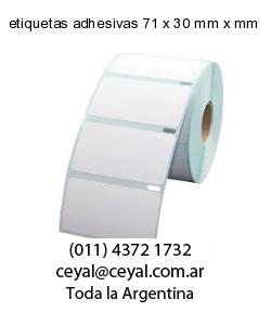 etiquetas adhesivas 71 x 30 mm x mm