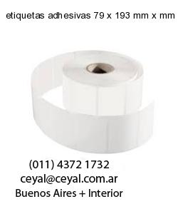 etiquetas adhesivas 79 x 193 mm x mm