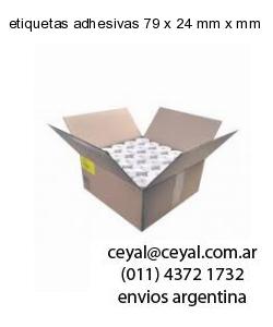 etiquetas adhesivas 79 x 24 mm x mm