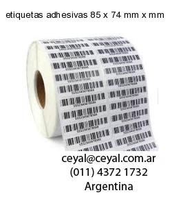 etiquetas adhesivas 85 x 74 mm x mm