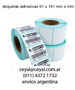 etiquetas adhesivas 91 x 161 mm x mm