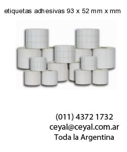 etiquetas adhesivas 93 x 52 mm x mm
