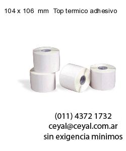 104 x 106  mm  Top termico adhesivo