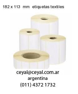 182 x 113  mm  etiquetas textiles