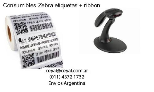 Consumibles Zebra etiquetas   ribbon