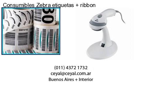 Consumibles Zebra etiquetas   ribbon