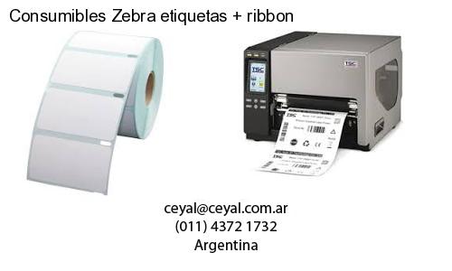 Consumibles Zebra etiquetas   ribbon