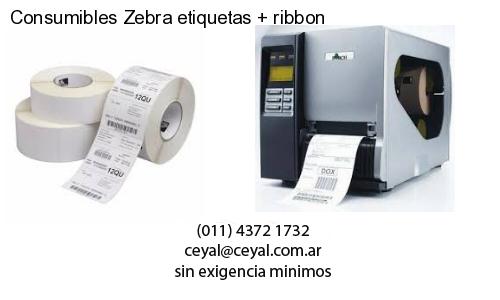Consumibles Zebra etiquetas   ribbon