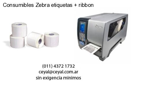 Consumibles Zebra etiquetas ribbon