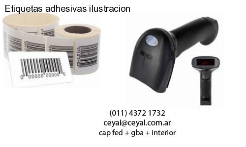 Etiquetas adhesivas ilustracion