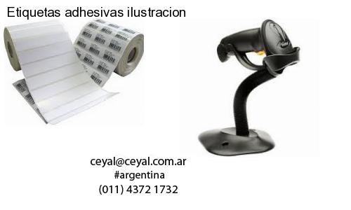 Etiquetas adhesivas ilustracion