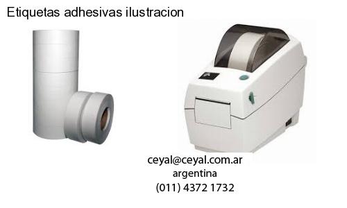 Etiquetas adhesivas ilustracion