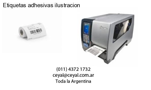 Etiquetas adhesivas ilustracion