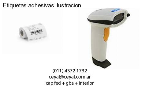 Etiquetas adhesivas ilustracion