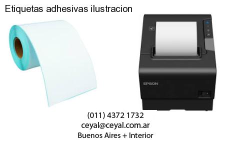 Etiquetas adhesivas ilustracion