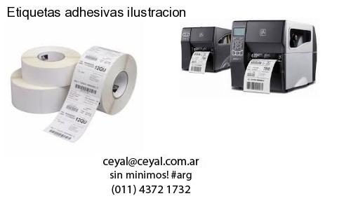 Etiquetas adhesivas ilustracion