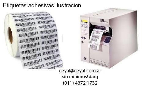 Etiquetas adhesivas ilustracion