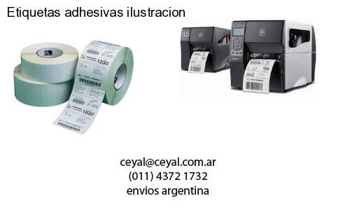 Etiquetas adhesivas ilustracion