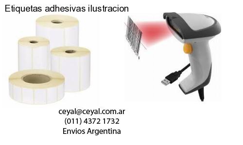 Etiquetas adhesivas ilustracion