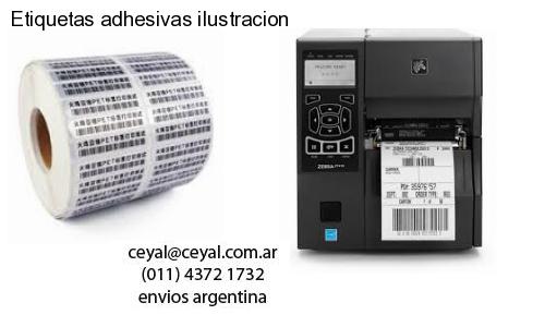Etiquetas adhesivas ilustracion