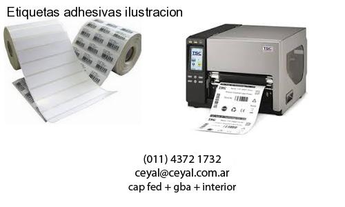 Etiquetas adhesivas ilustracion