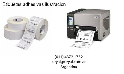 Etiquetas adhesivas ilustracion