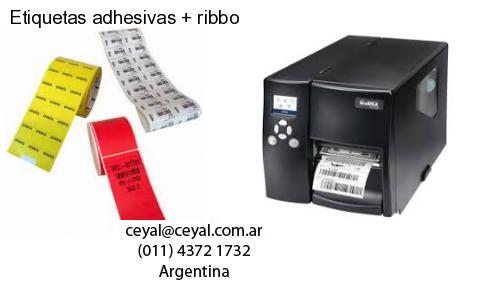 Etiquetas adhesivas   ribbo