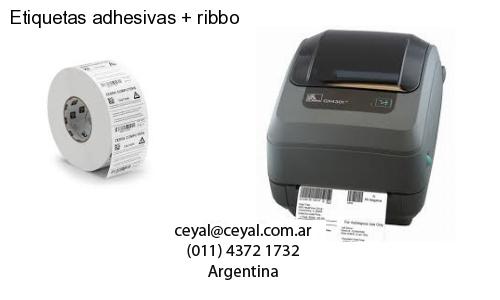Etiquetas adhesivas   ribbo