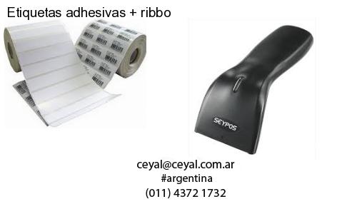 Etiquetas adhesivas   ribbo