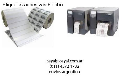 Etiquetas adhesivas   ribbo