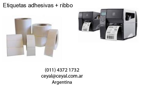 Etiquetas adhesivas   ribbo