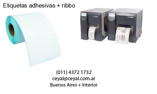 Etiquetas adhesivas   ribbo