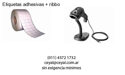Etiquetas adhesivas   ribbo